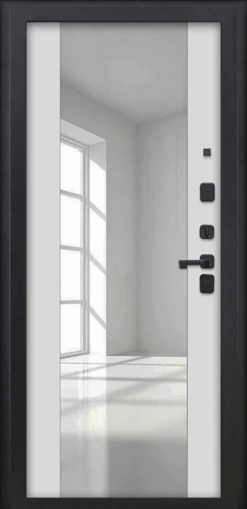 Входная дверь ДвериПРО Квадро ФЛЗ -1 белый матовый DPRO220957 внутренняя сторона